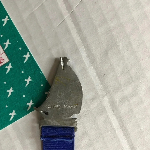 Vintage 1987 Seagull  Pewter Bookmark - Picture 4 of 6